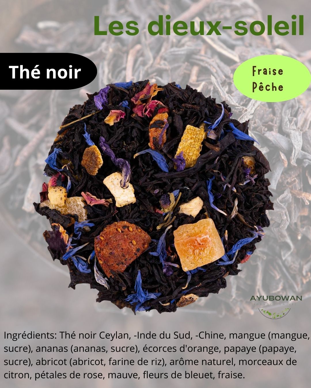 Thé noir Les dieux soleil - Ayubowan